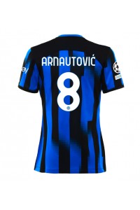 Fotbalové Dres Inter Milan Marko Arnautovic #8 Dámské Domácí Oblečení 2023-24 Krátký Rukáv